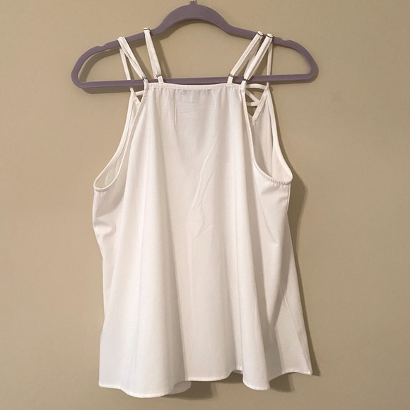White Tank with fringe from Buckle - Picture 2 of 3